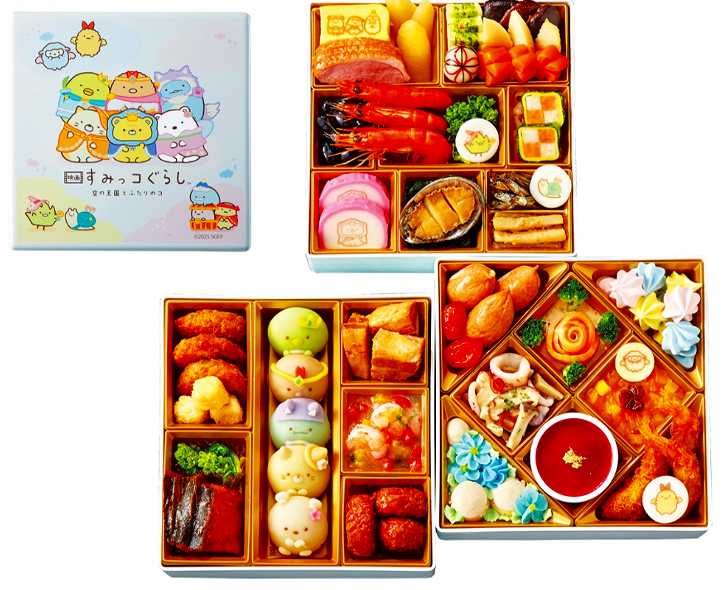 映画すみっコぐらしおせち　和・洋・スウィーツ 三段重